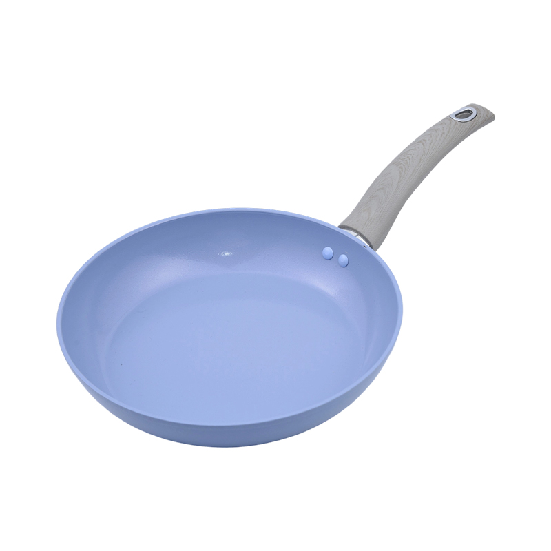 Set Peralatan Masak Aluminium Tempa dengan Lapisan Keramik Biru Segar