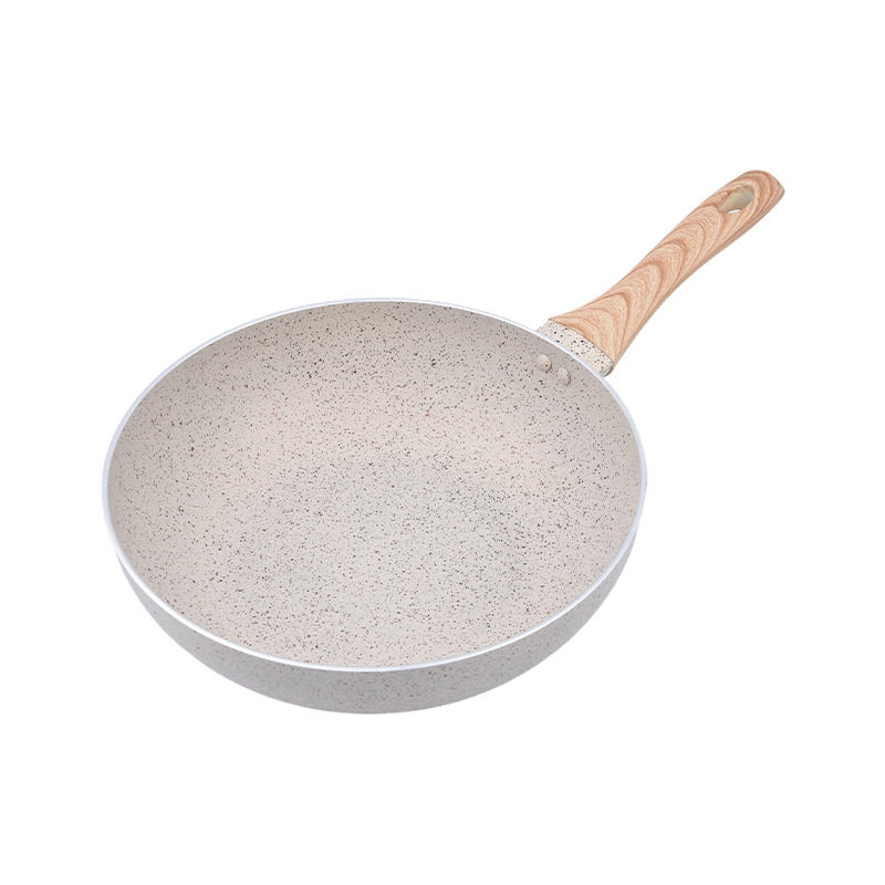 Marmer Krim Wajan Aluminium Ditekan