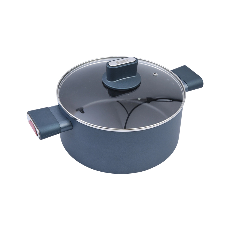 Casserole Aluminium Lurus yang Ditekan