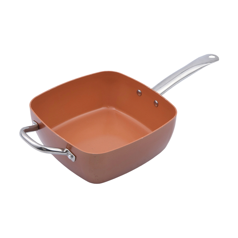 Panci Saus Kotak Aluminium Tekan